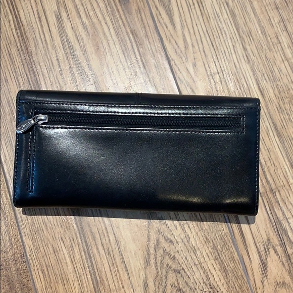 Black Furla leather bi-fold wallet - Picture 4 of 4